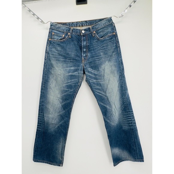 Vintage Levi’s 501 Blue Jeans Button Fly Size 34x29 - Picture 3 of 11